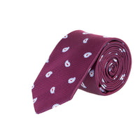 Bordo Desenli Kravat