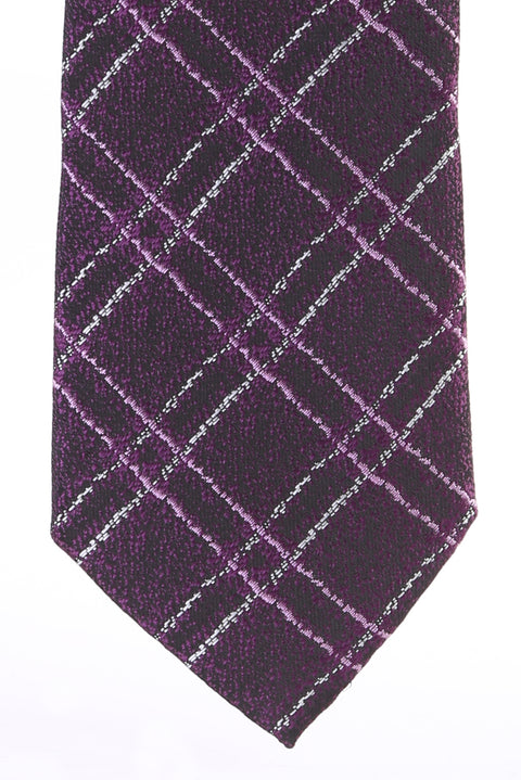 Purple CN.Polyester Patterned Knit