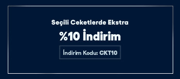 Seçili Ceketlerde Ekstra %10 İndirim, CKT10