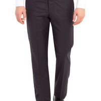 Siyah 7 Drop Super Slim Fit Eksra Dar Kesim Klasik Kumaş Pantolon