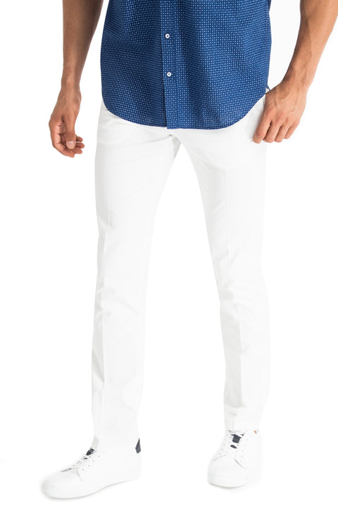 Krem 6 Drop Regular Fit Standart Kesim Likralı Kanvas / Chino Pantolon