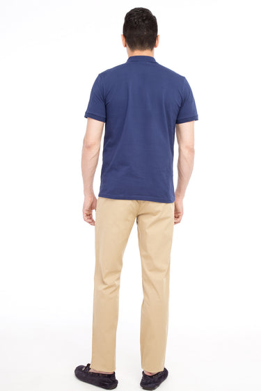 Bej Regular Fit Likralı Kanvas / Chino Pantolon