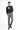 Orta Füme Slim Fit Dar Kesim Kuşgözü Kumaş Pantolon