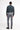 Orta Füme Slim Fit Dar Kesim Kuşgözü Kumaş Pantolon