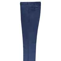 Blue 6 Drop Regular Fit Standard Cut Classic Fabric Trousers