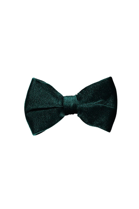 Dark Green Velvet Bow Tie
