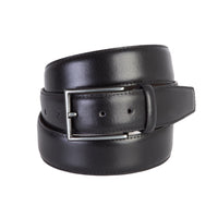 Siyah Büyük Beden Düz Deri Kemer