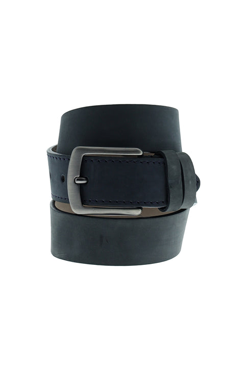 Lacivert Spor Deri Kemer