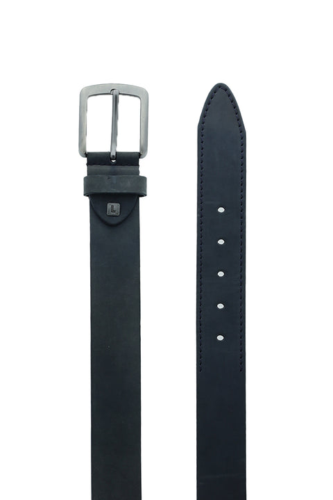 Lacivert Spor Deri Kemer