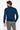 Petrol Polo Yaka Regular Fit Yünlü Triko Kazak