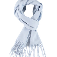 Mavi Desenli Mix Yün Atkı