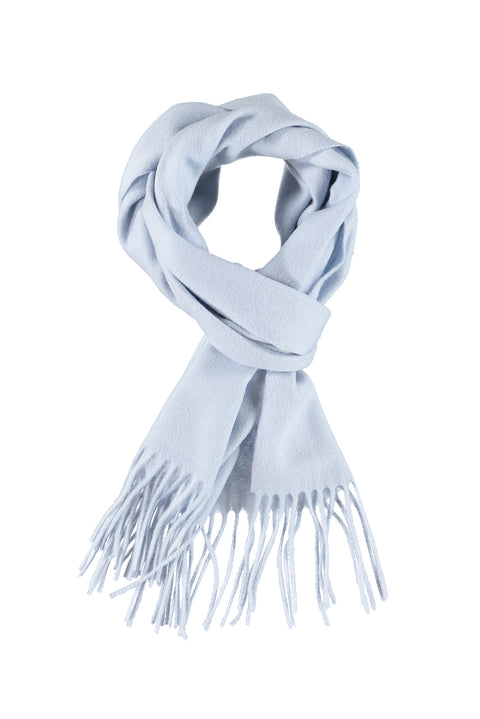 Mavi Desenli Mix Yün Atkı