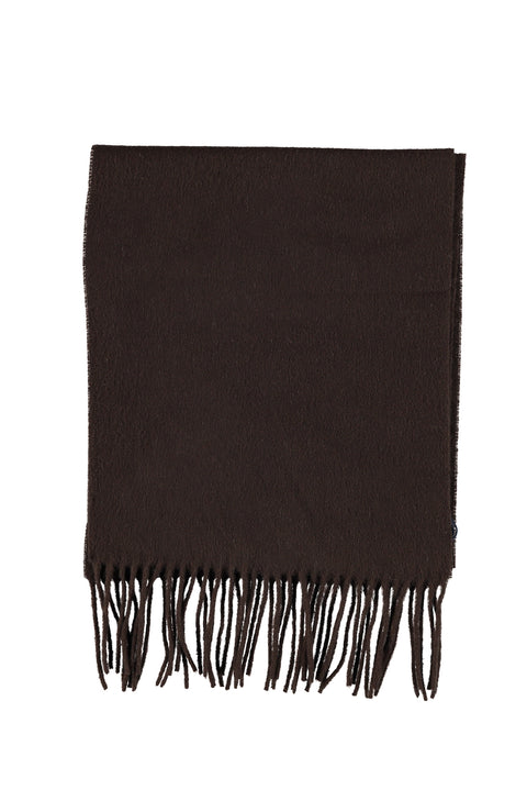 Kahve Desenli Mix Yün Atkı