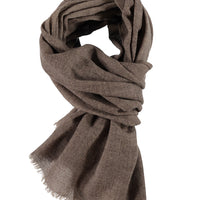 Vizon Desenli Yün Atkı