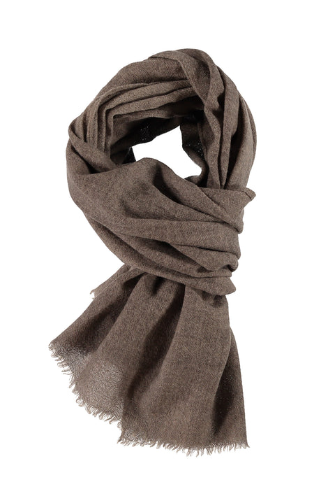 Mink Patterned Wool Scarf