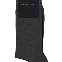 Koyu Yesil Düz Merserize Çorap