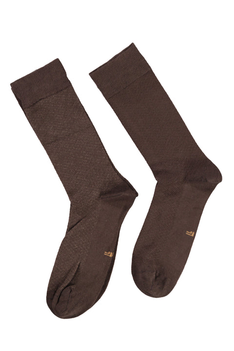 Coffee Patterned 2-Piece Bamboo Sock Set