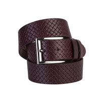 Bordo Spor Deri Kemer