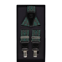 Koyu Yesil Kalın Pantolon Askısı