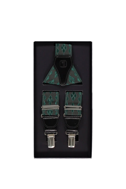 Koyu Yesil Kalın Pantolon Askısı