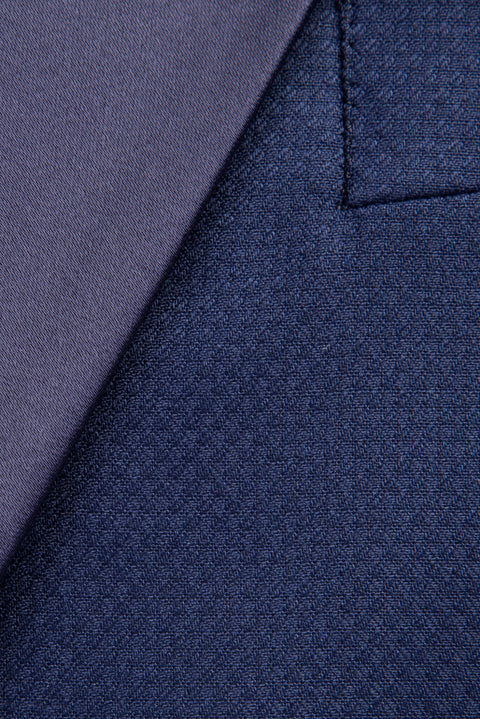 Lacivert 7 Drop Slim Fit Dar Kesim Şal Yaka Smokin & Damatlık