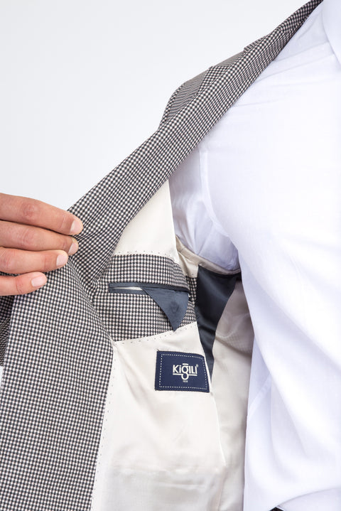 Açık Kahve - Camel 6 Drop Regular Fit Standart Kesim Ceket