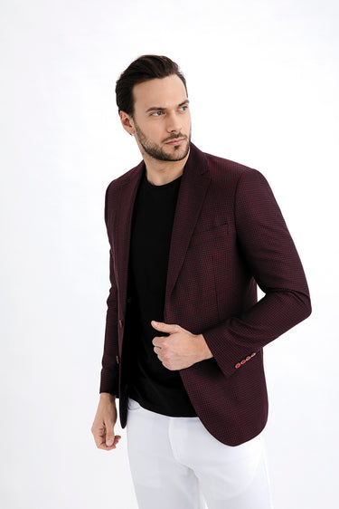  Bordo Bambu Ceket