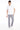 Açık Gri Regular Fit Likralı Kanvas / Chino Pantolon