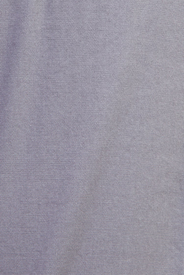 Açık Gri Slim Fit Dar Kesim Likralı Kanvas / Chino Pantolon