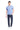 Lacivert Slim Fit Dar Kesim Likralı Kanvas / Chino Pantolon