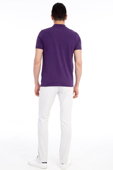 Krem Slim Fit Dar Kesim Likralı Kanvas / Chino Pantolon