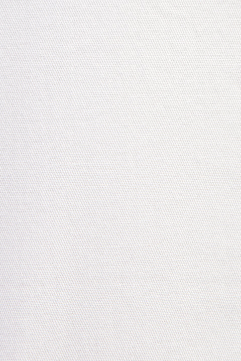 Cream Regular Fit Standard Cut Lycra Canvas / Chino Trousers