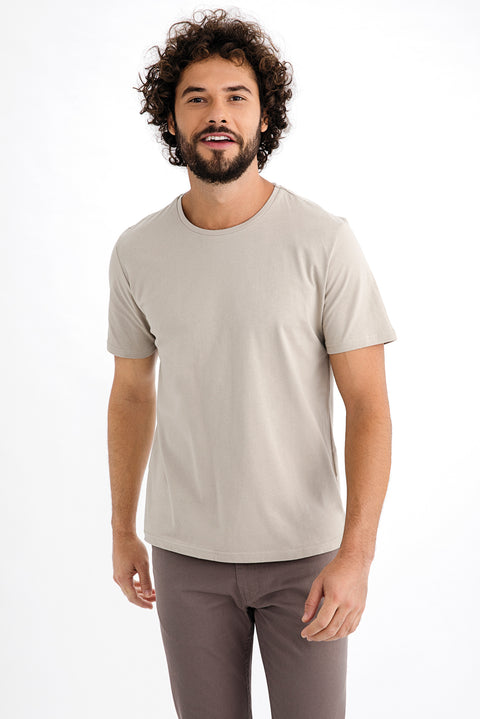 Mink Slim Fit Narrow Cut Stretchy Canvas / Chino Trousers