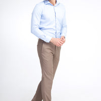 Toprak Slim Fit Dar Kesim Yünlü Klasik Kumaş Pantolon