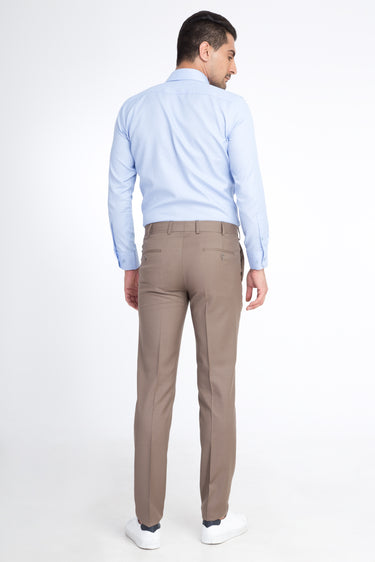 Toprak Slim Fit Dar Kesim Yünlü Klasik Kumaş Pantolon