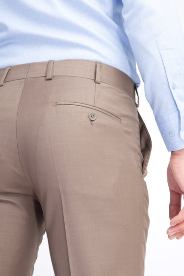 Toprak Slim Fit Dar Kesim Yünlü Klasik Kumaş Pantolon