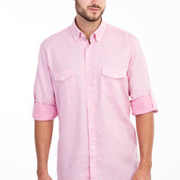 Kırmızı KZ PAM SANTUK KSGZ Pamuk Gömlek