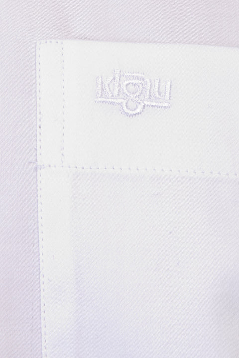 Beyaz Uzun Kol Klasik Saten Pamuk Gömlek