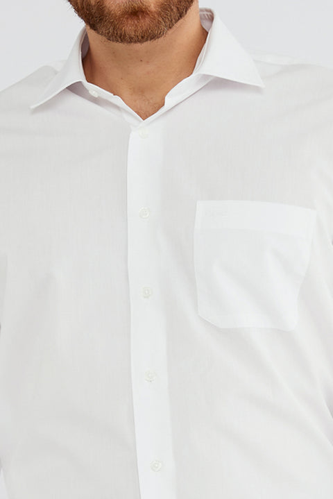 Beyaz Uzun Kol Klasik Gömlek