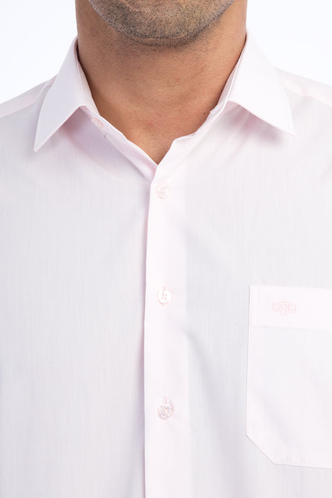 Pembe Uzun Kol Klasik Gömlek