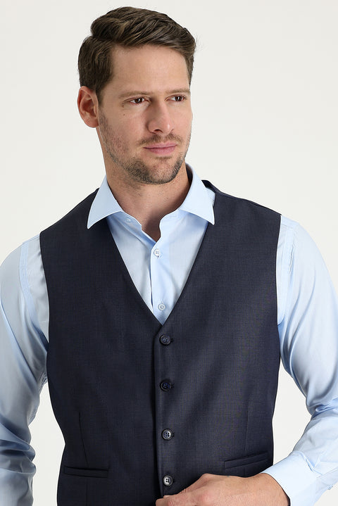 Füme Gri Klasik Kuşgözü Yelek