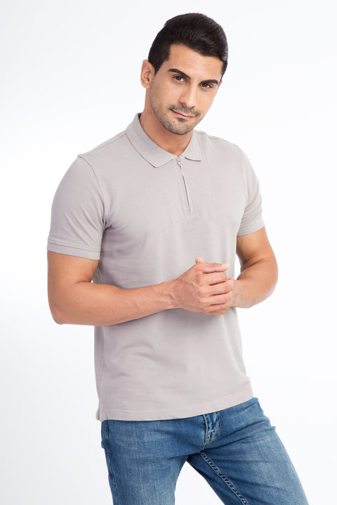 Vizon Polo Yaka Regular Fit Pamuk Tişört