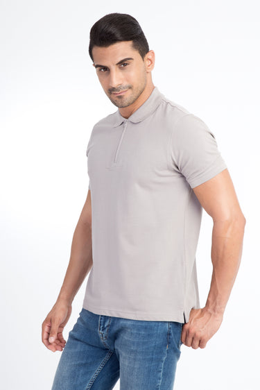 Vizon Polo Yaka Regular Fit Pamuk Tişört