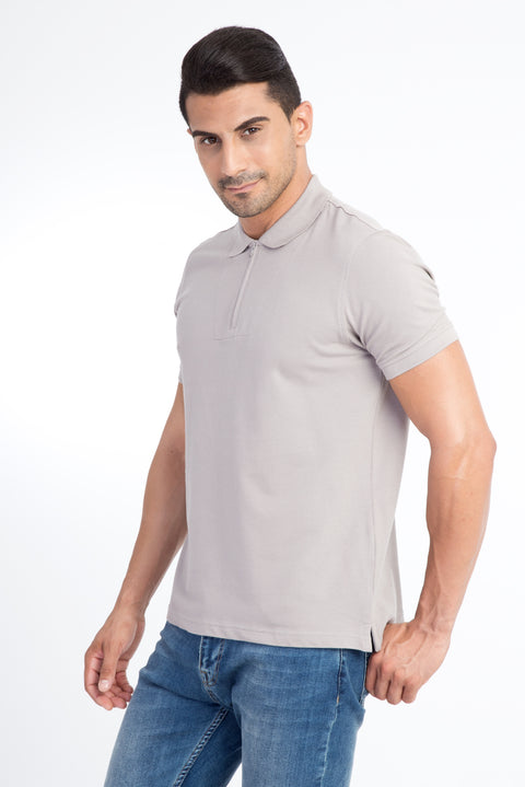 Vizon Polo Yaka Regular Fit Pamuk Tişört