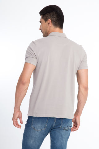  Vizon Polo Yaka Regular Fit Pamuk Tişört