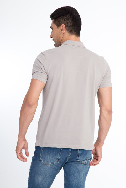 Vizon Polo Yaka Regular Fit Pamuk Tişört