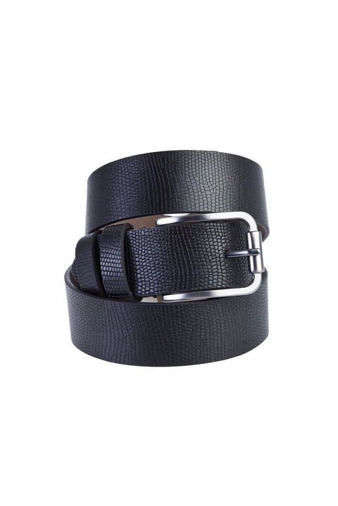 Siyah Spor Desenli  Kemer