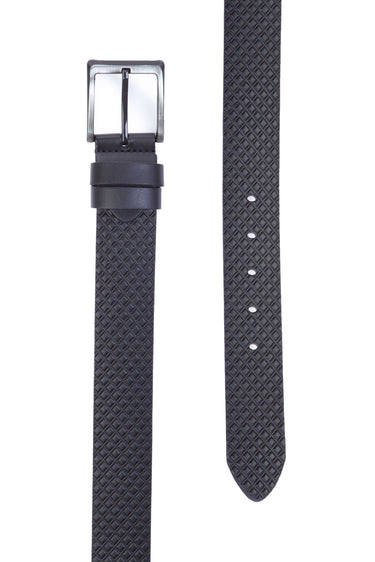 Siyah Desenli Spor Kemer