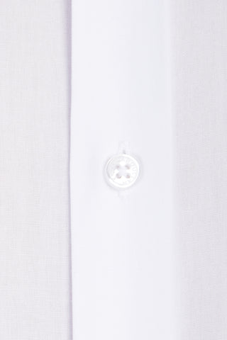  Beyaz Uzun Kol Kolay Ütülenir Slim Fit Dar Kesim Pamuk Gömlek