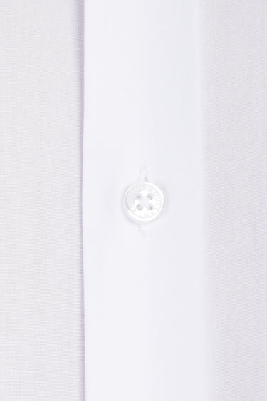  Beyaz Uzun Kol Kolay Ütülenir Slim Fit Dar Kesim Pamuk Gömlek